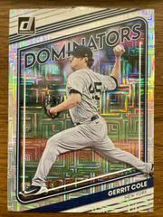 Gerrit Cole [Vector] #D-11 Baseball Cards 2022 Panini Donruss Dominators Prices