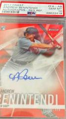 Andrew Benintendi [Red Refractor] #FA-AB Baseball Cards 2017 Topps Finest Autographs Prices