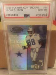 Michael Irvin #44 Football Cards 1999 Playoff Contenders Prices