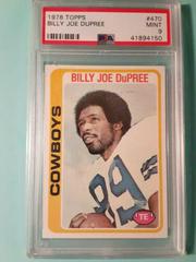 Billy Joe Dupree Football Cards 1978 Topps Prices