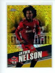 Jayden Nelson [Gold Mini Diamond] #32 Soccer Cards 2022 Topps Chrome MLS Prices