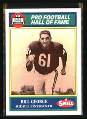 Bill George #87 Football Cards 1990 Swell Greats Prices