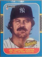 Catfish Hunter #19 Baseball Cards 1987 Donruss Highlights Prices