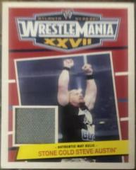 Stone Cold Steve Austin Wrestling Cards 2012 Topps Heritage WWE WrestleMania XXVII Mat Relics Prices