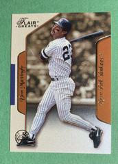 Don Mattingly #123 Baseball Cards 2003 Flair Greats Prices