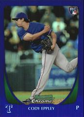 Cody Eppley [Blue Refractor] #33 Baseball Cards 2011 Bowman Chrome Draft Prices