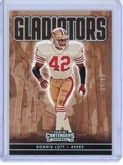 Ronnie Lott [Silver] #GLD-RLO Football Cards 2022 Panini Contenders Gladiators Prices