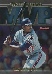 Vladimir Guerrero Baseball Cards 1998 Bowman Minor League Poy MVP Prices