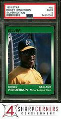Rickey Henderson #82 Baseball Cards 1991 Star Silver Edition Prices