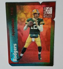 Aaron Rodgers [Aspirations] #29 Football Cards 2019 Donruss Elite Prices