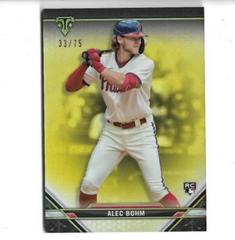 Alec Bohm [Citrine] #17 Baseball Cards 2021 Topps Triple Threads Prices