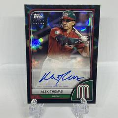 Alek Thomas [Black Difractor] Baseball Cards 2023 Topps World Classic Autographs Prices