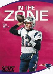 Tom Brady Football Cards 2020 Panini Score in the Zone Prices