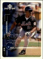 Rickey Henderson Baseball Cards 1999 Upper Deck MVP Prices