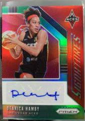 Dearica Hamby [Prizm Green] #SG-DHM Basketball Cards 2020 Panini Prizm WNBA Signatures Prices