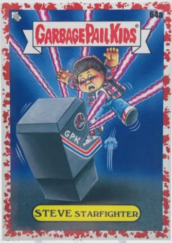 Steve Starfighter [Red] #64a Garbage Pail Kids Intergoolactic Mayhem