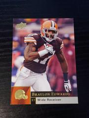 Braylon Edwards #49 Football Cards 2009 Upper Deck Prices