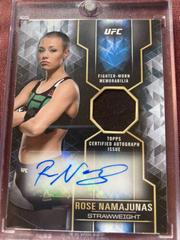 Rose Namajunas Ufc Cards 2017 Topps UFC Knockout Autograph Relics Prices