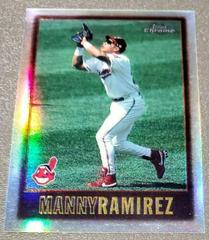 Manny Ramirez [Refractor] #106 Baseball Cards 1997 Topps Chrome Prices