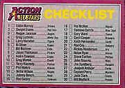 Checklist #60 Baseball Cards 1983 Donruss Action All Stars Prices