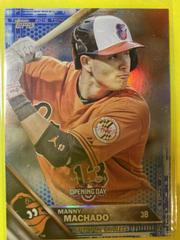 Manny Machado [Blue Foil] #OD-104 Baseball Cards 2016 Topps Opening Day Prices