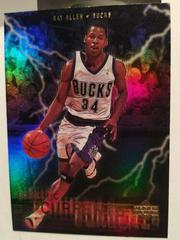Ray Allen Basketball Cards 1999 Upper Deck Encore Electric Currents Prices