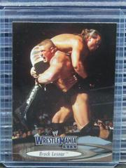 Brock Lesnar #35 Wrestling Cards 2003 Fleer WWE WrestleMania XIX Prices