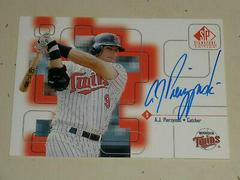 A. J. Pierzynski #AJP Baseball Cards 1999 SP Signature Autographs Prices