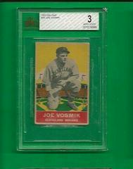 Joe Vosmik #20 Baseball Cards 1933 DeLong Prices