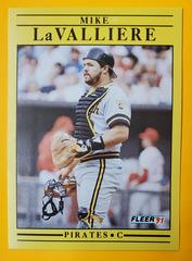 Mike LaValliere #42 Baseball Cards 1991 Fleer Prices