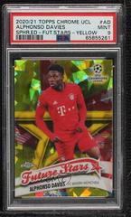 Alphonso Davies [Yellow] #42 Soccer Cards 2020 Topps Chrome UEFA Champions League Sapphire Prices