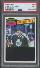 Darryl Sittler [Checklist] Hockey Cards 1980 Topps Prices