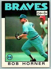 Bob Horner #220 Baseball Cards 1986 O Pee Chee Prices