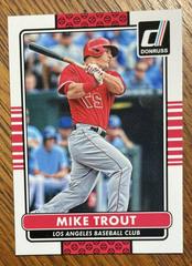 Mike Trout [Reverse Negative] #100 Baseball Cards 2015 Donruss Prices