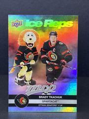 Brady Tkachuk, Spartacat Hockey Cards 2023 Upper Deck MVP Ice Reps Prices