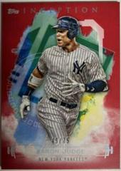 Aaron Judge [Red] #81 Baseball Cards 2019 Topps Inception Prices