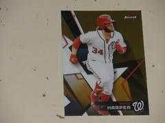 Bryce Harper [Gold Refractor] #82 Baseball Cards 2018 Topps Finest Prices