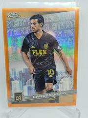 Carlos Vela [Orange] #BCS-3 Soccer Cards 2022 Topps Chrome MLS Big City Strikers Prices