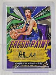 Andrew Nembhard [Jade] #FP-ANI Basketball Cards 2022 Panini Court Kings Fresh Paint Autographs Prices