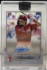 Bryson Stott #CAA-STOT Baseball Cards 2022 Topps Clearly Authentic Autographs Prices