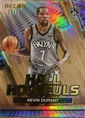 Kevin Durant [Gold] #7 Basketball Cards 2021 Panini Recon Hall Hopefuls Prices
