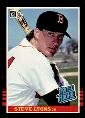 Steve Lyons Baseball Cards 1985 Donruss Prices