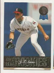 JT Snow #17 Baseball Cards 1993 Leaf Gold Rookies Prices