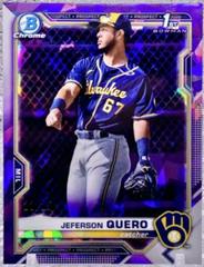Jeferson Quero [Purple] #BCP-181 Baseball Cards 2021 Bowman Chrome Sapphire Prospects Prices