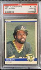 Ray Burris Baseball Cards 1984 Fleer Update Prices