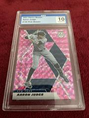 Aaron Judge [Pink Fluorescent Mosaic] #135 Baseball Cards 2021 Panini Mosaic Prices