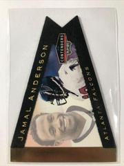 Jamal Anderson [Gold Foil] #3 Football Cards 1998 Playoff Contenders Pennants Prices