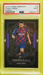 Lionel Messi [Purple] Soccer Cards 2019 Panini Obsidian Prices