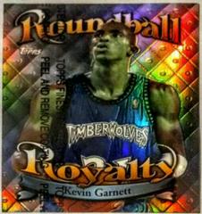 Kevin Garnett [Refractor] #R2 Basketball Cards 1998 Topps Roundball Royalty Prices