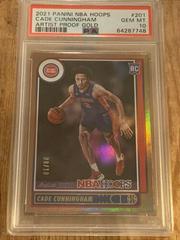 Cade Cunningham [Artist Proof Gold] Basketball Cards 2021 Panini Hoops Prices